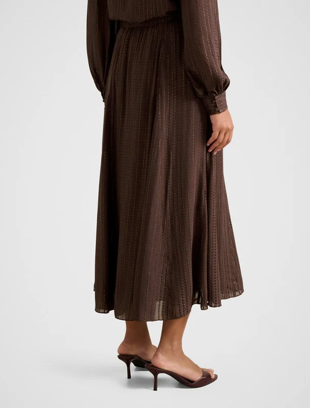 Forever New Preslee Godet Midi Skirt